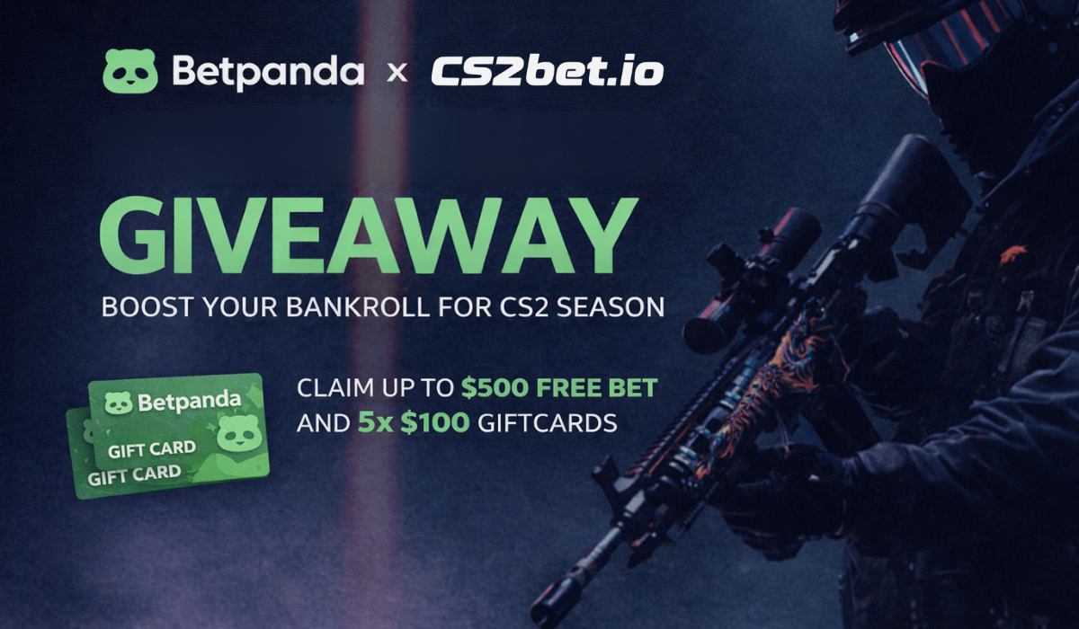 CS2Bet.io x Betpanda Exclusive $500 Giveaway  — Are You One of The Lucky 5 to Get Free $100?