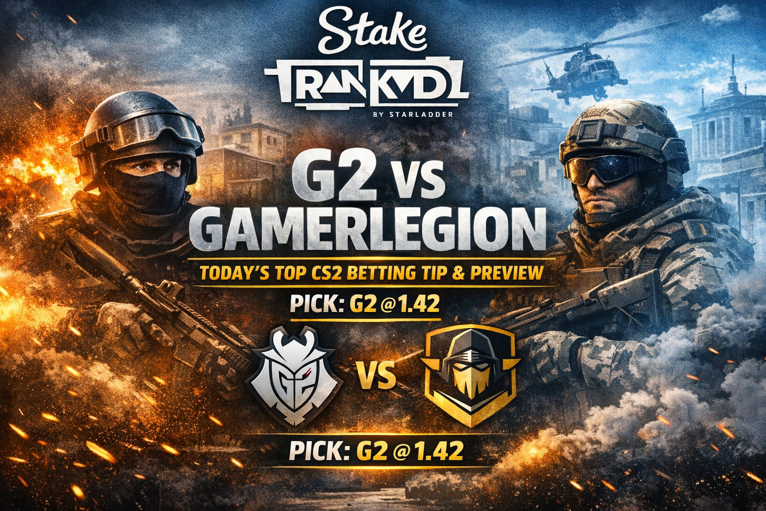 G2 vs GamerLegion – TODAY’S TOP CS2 BETTING TIP & PREVIEW