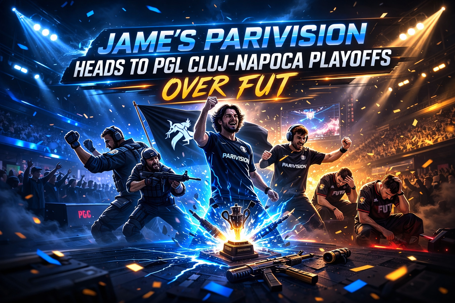 Jame's PARIVISION heads to PGL Cluj-Napoca playoffs over FUT Jame's PARIVISION heads to PGL Cluj-Napoca playoffs over FUT