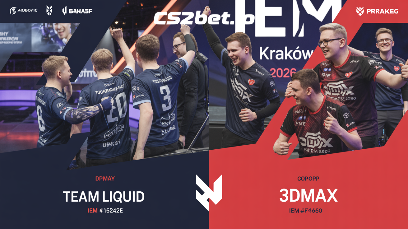 Team Liquid and 3DMAX Shine at IEM Kraków 2026 Stage 1 Team Liquid and 3DMAX Shine at IEM Kraków 2026 Stage 1