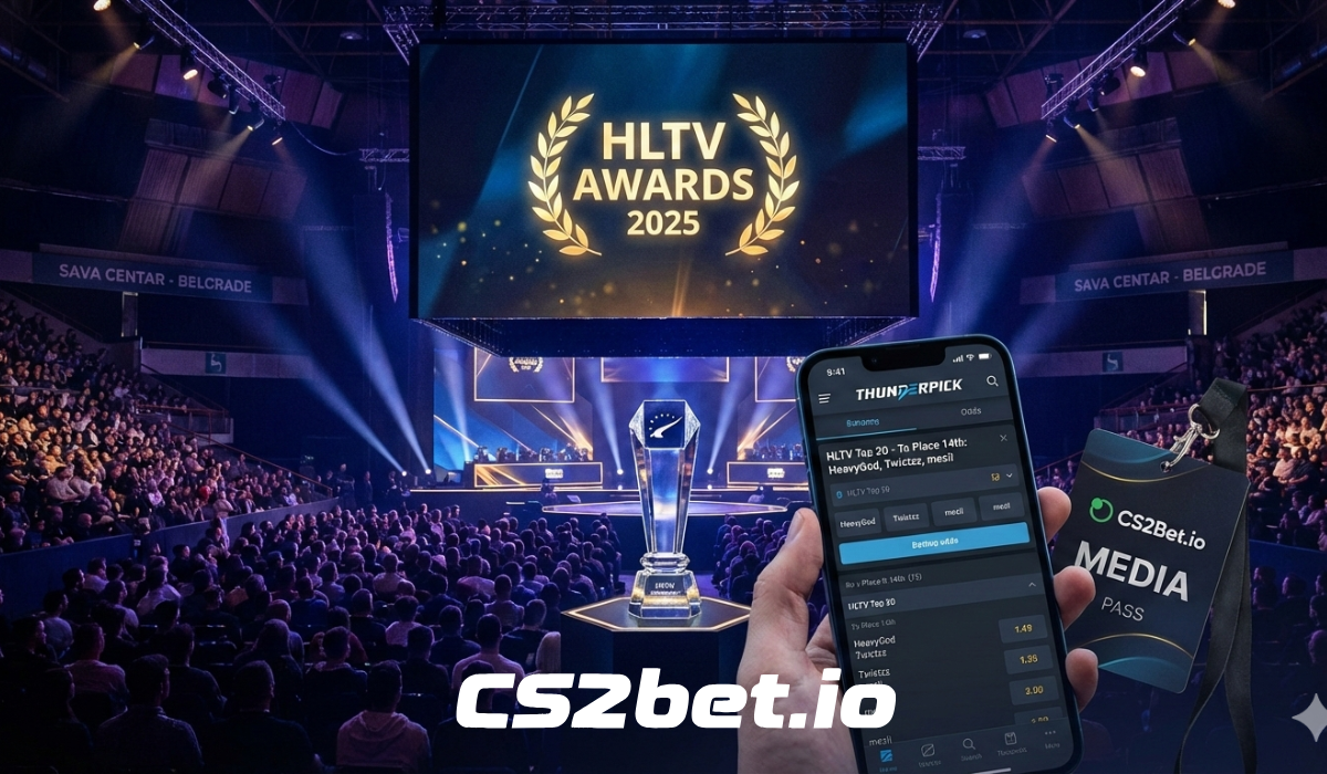 The "Oscars of Counter-Strike": Thunderpick Offers Exclusive Betting Markets For HLTV Awards 2025 The "Oscars of Counter-Strike": Thunderpick Offers Exclusive Betting Markets For HLTV Awards 2025