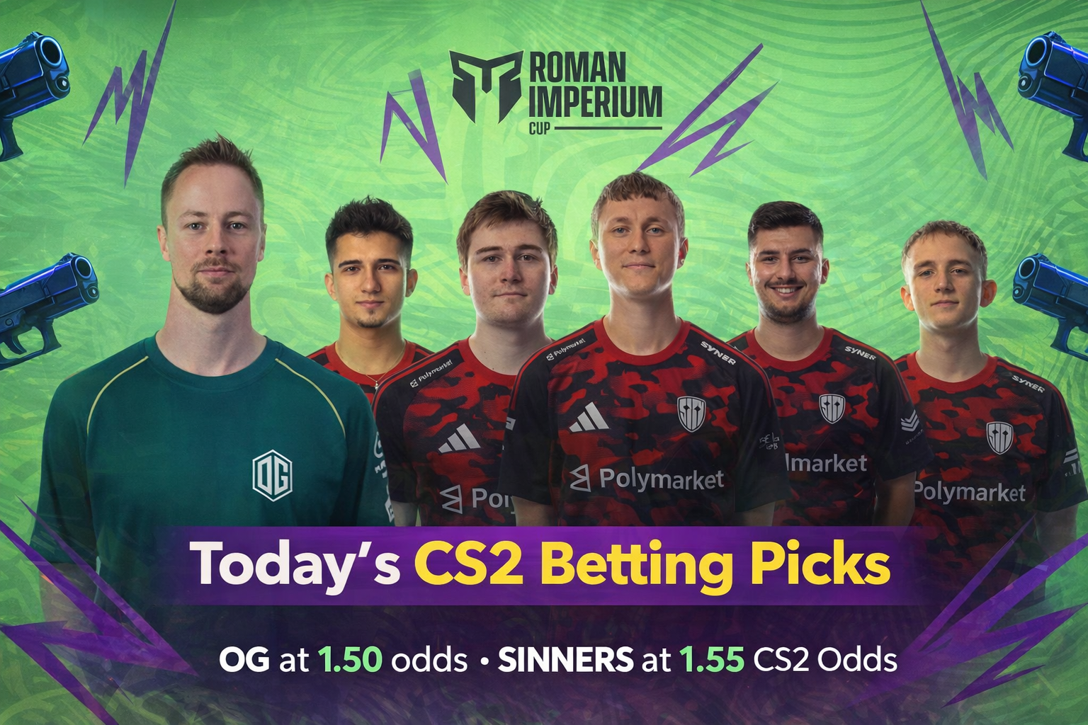 Today’s CS2 Betting Picks: OG & SINNERS in Strong Value Positions