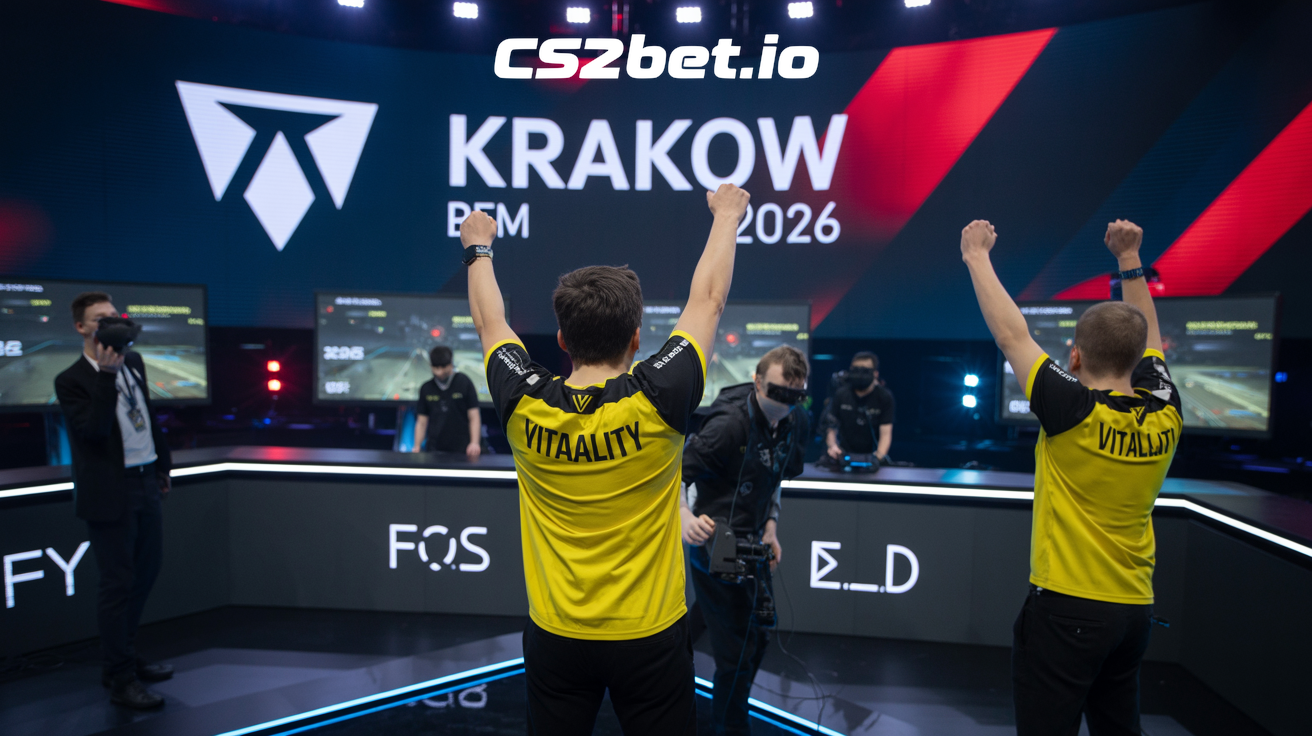 Vitality Secure Playoff Spot at IEM Krakow 2026 Vitality Secure Playoff Spot at IEM Krakow 2026